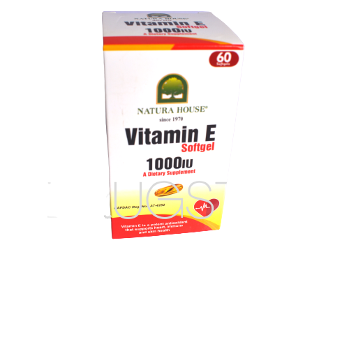 Natura House Vitamin E 1000IU x 60