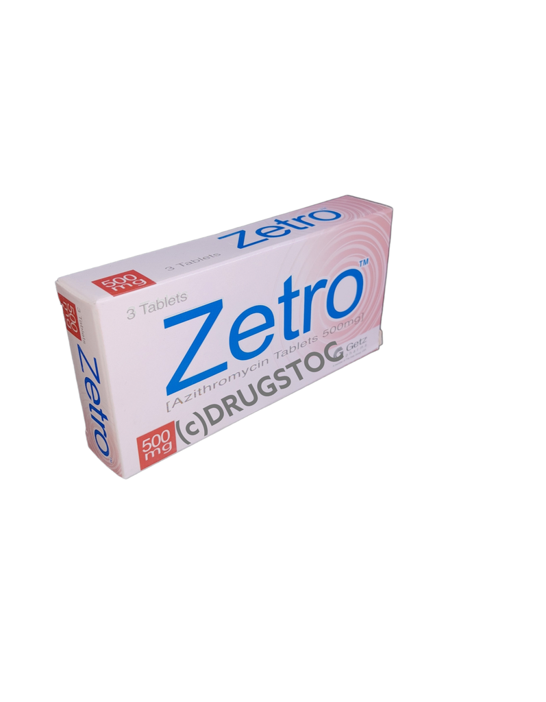 Zetro 500mg Tablets x 3''