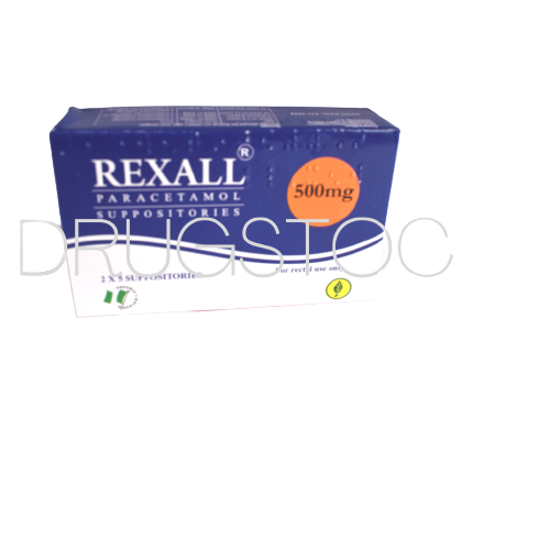 Rexall 500mg Suppositories x 10''
