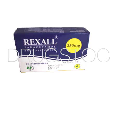 Rexall 250mg Suppositories x 10''