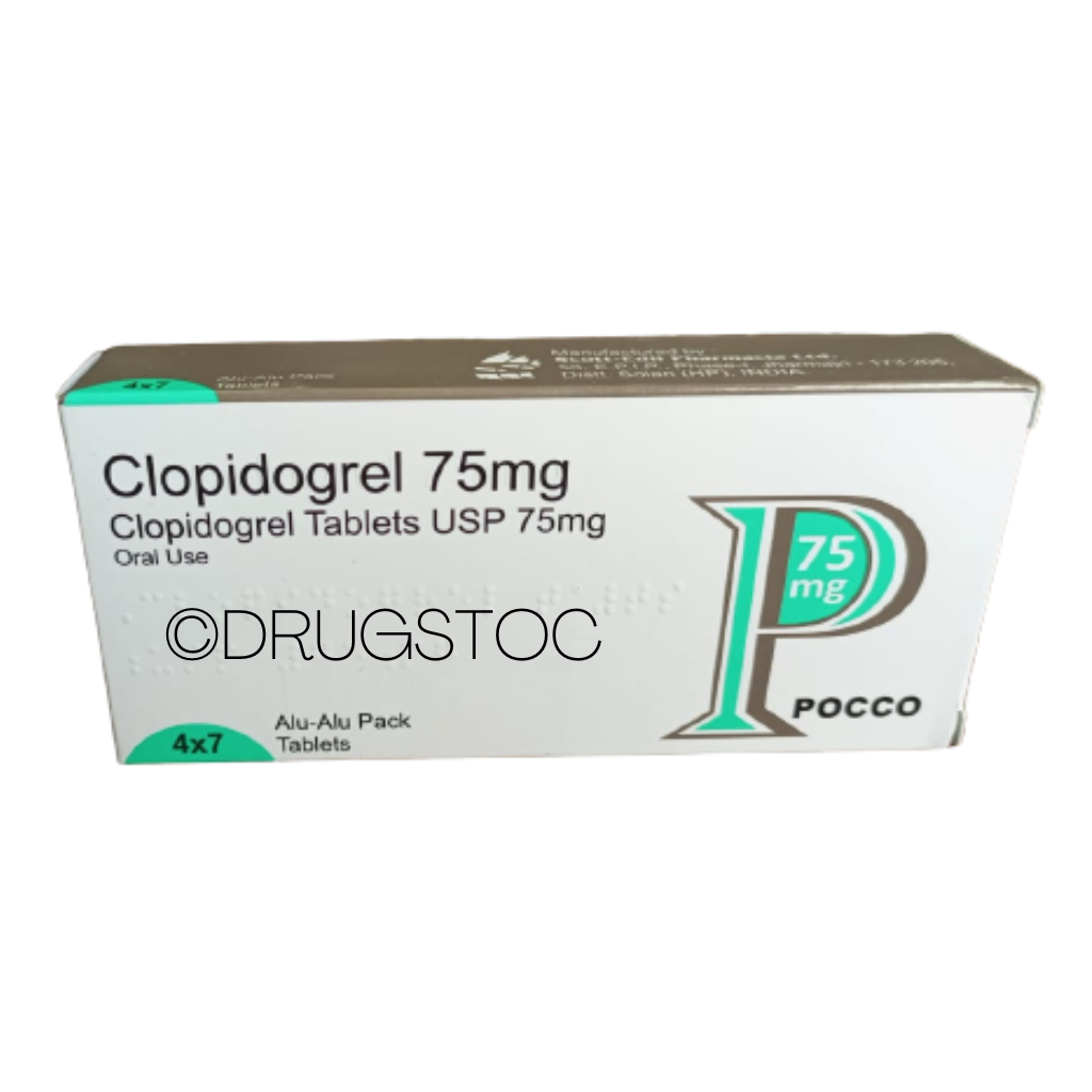 Pocco Clopidogrel 75mg Tablets x 28''