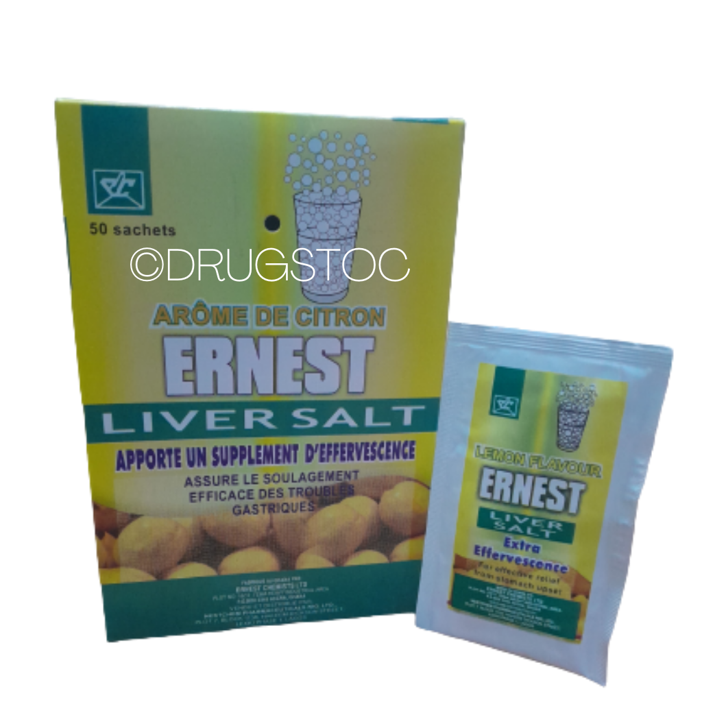 Ernest Liver Salt (50 sachets) Lemon Flavour