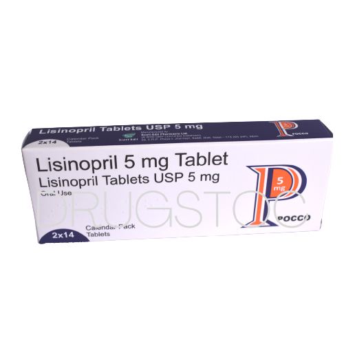 Pocco Lisinopril 5mg Tablet x 28''