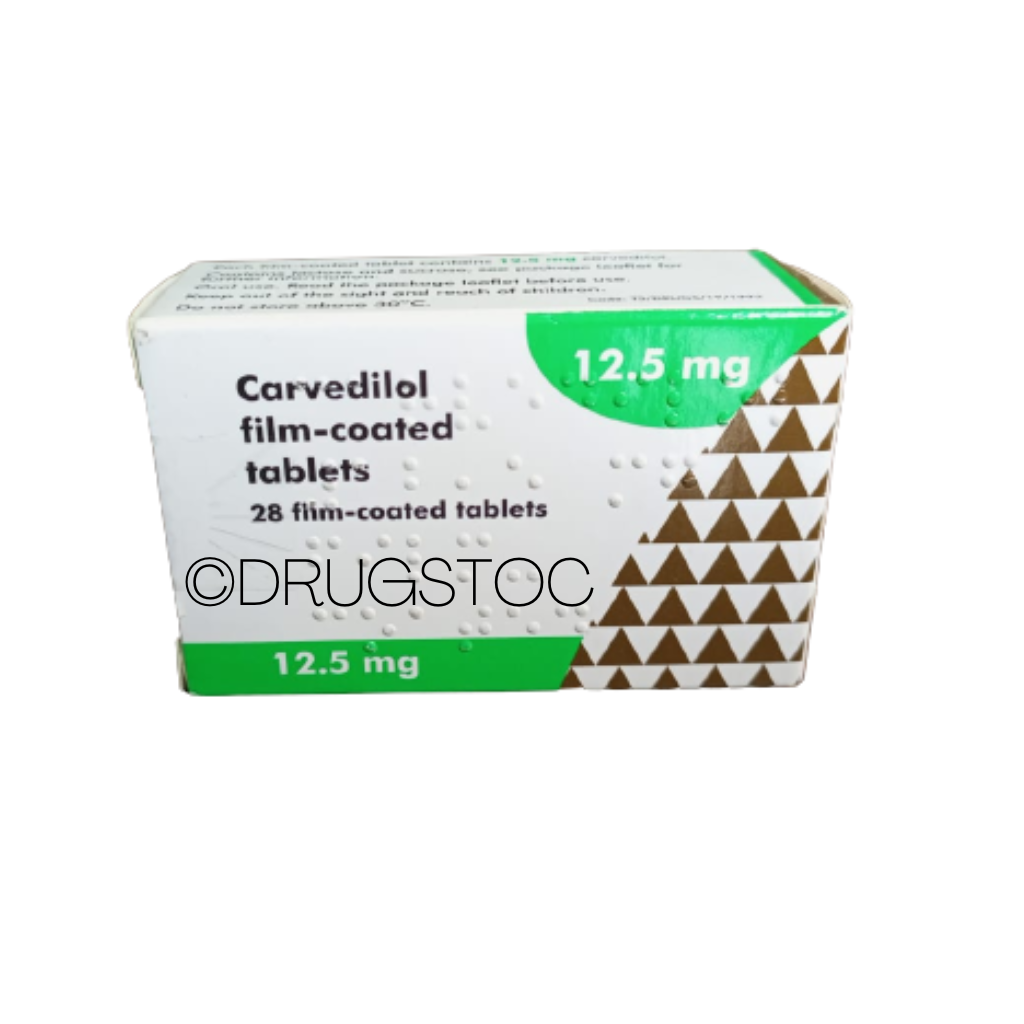 Carvedilol 12.5mg Tablets x 28''