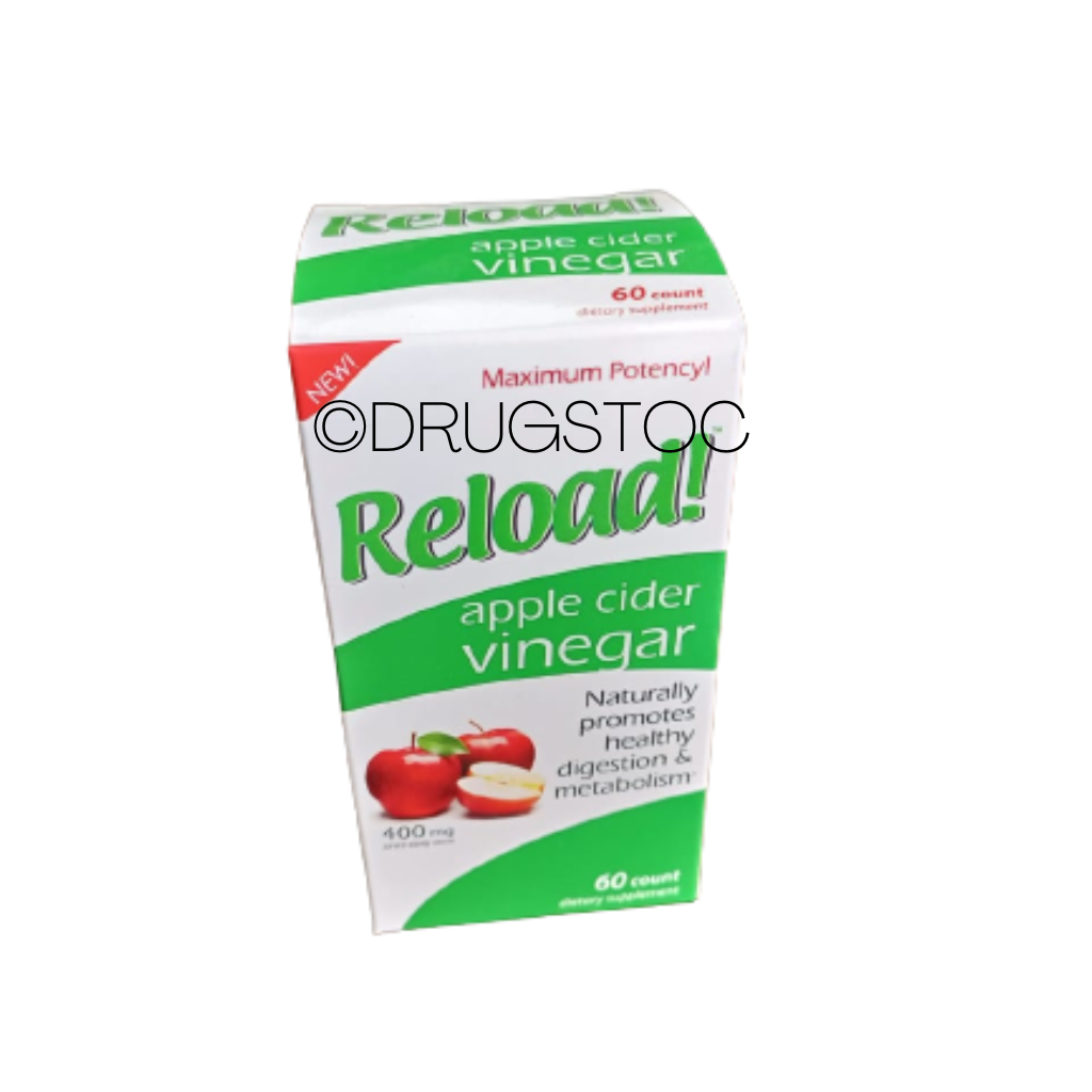Reload Apple Cider Vinegar 400mg Capsules  X 60