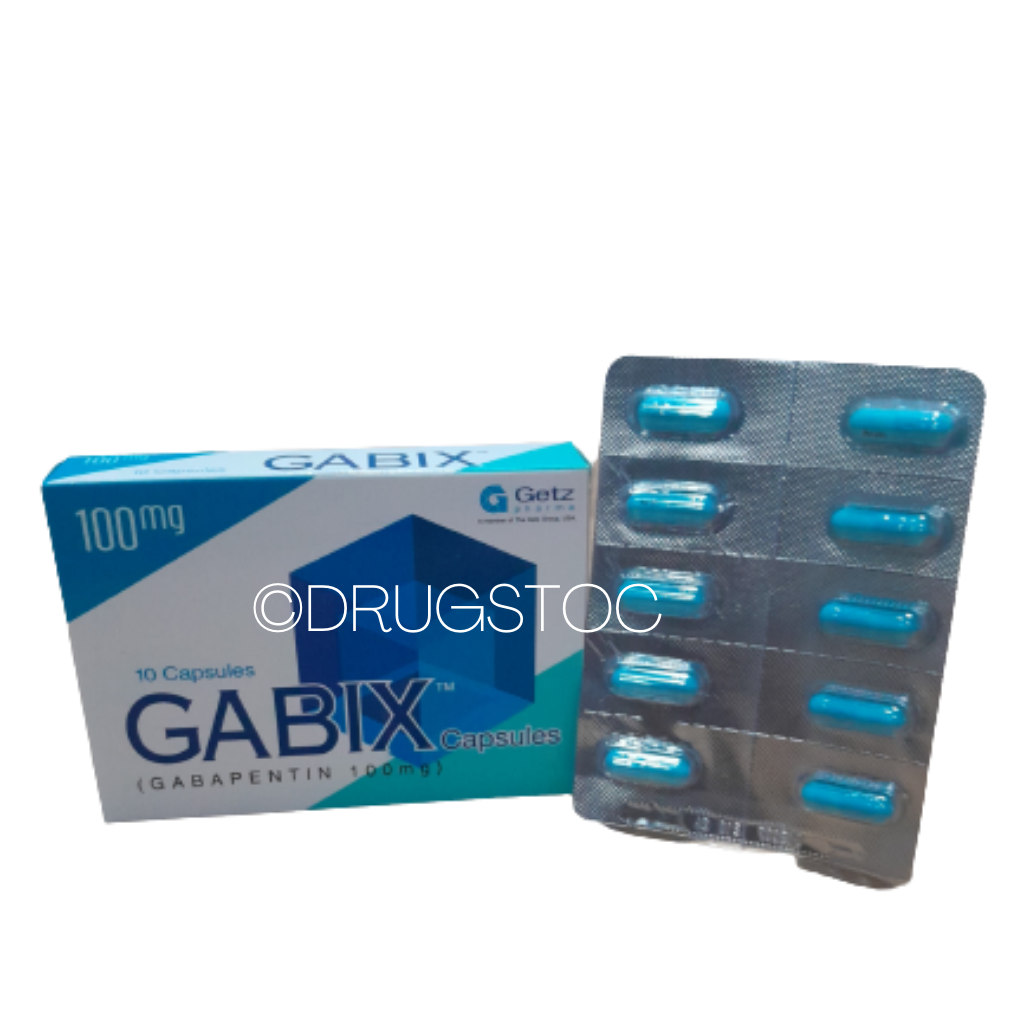 Gabix  100mg Capsules x 10''