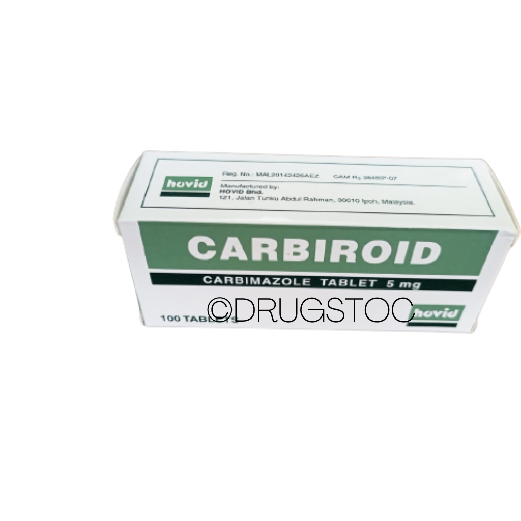 Carbiroid 5mg Tablets x 100''