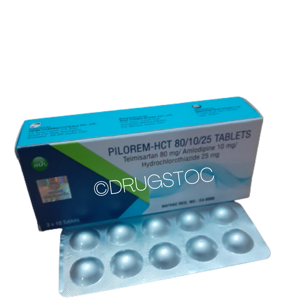 Pilorem-HCT 80/10/25 Tablets x 30''