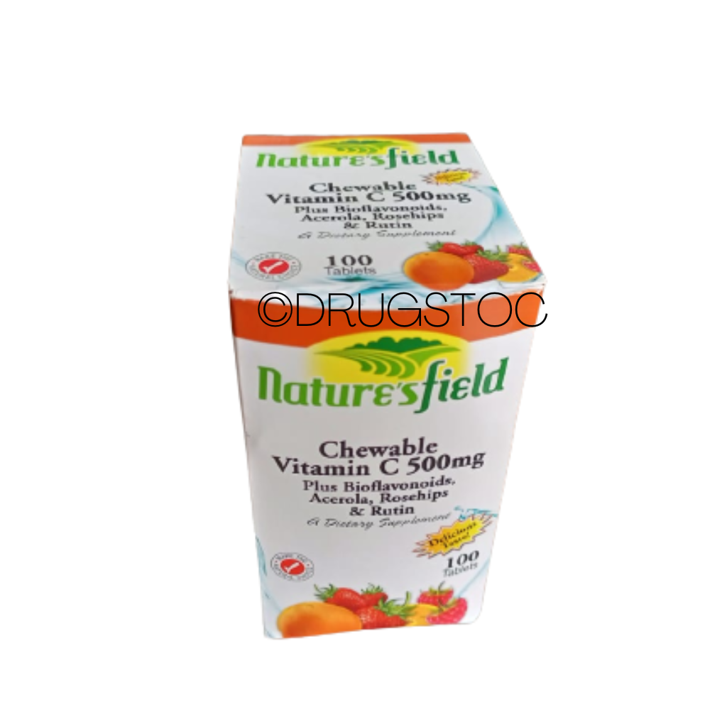 Nature Field Chewable Vitamin C 500mg 10 x 10