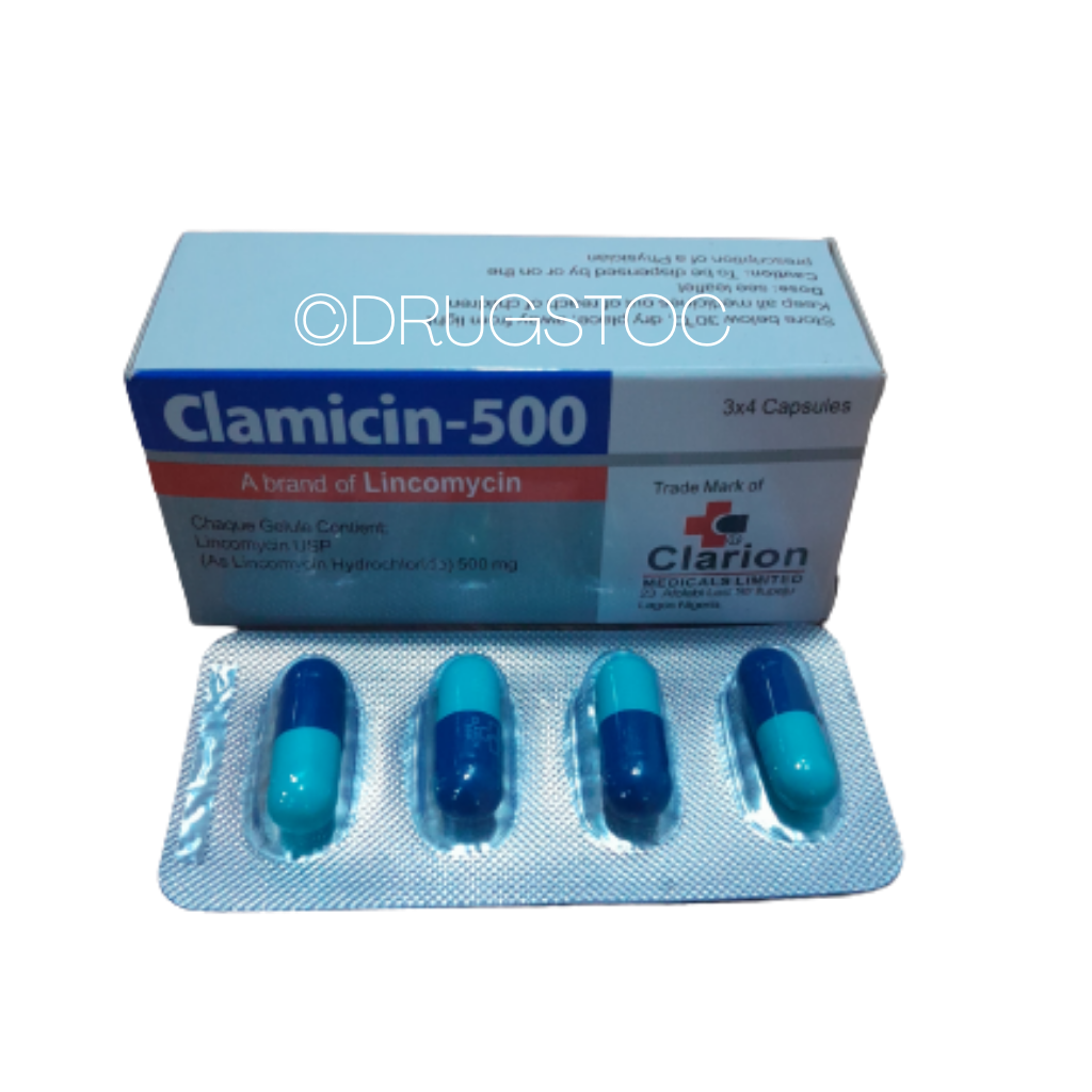 Clamicin 500mg Capsules x 12''