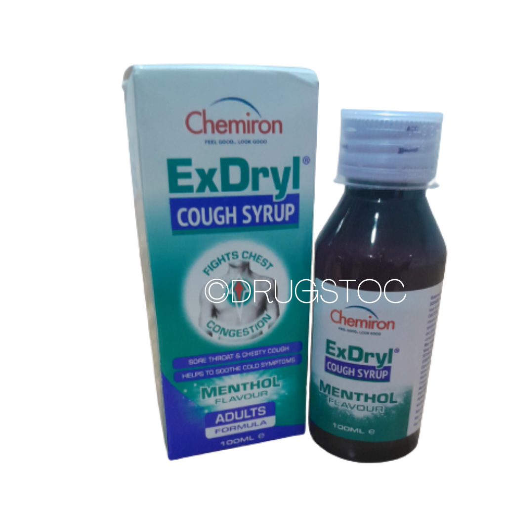 ExDryl Cough Syrup (Adult) 100mL