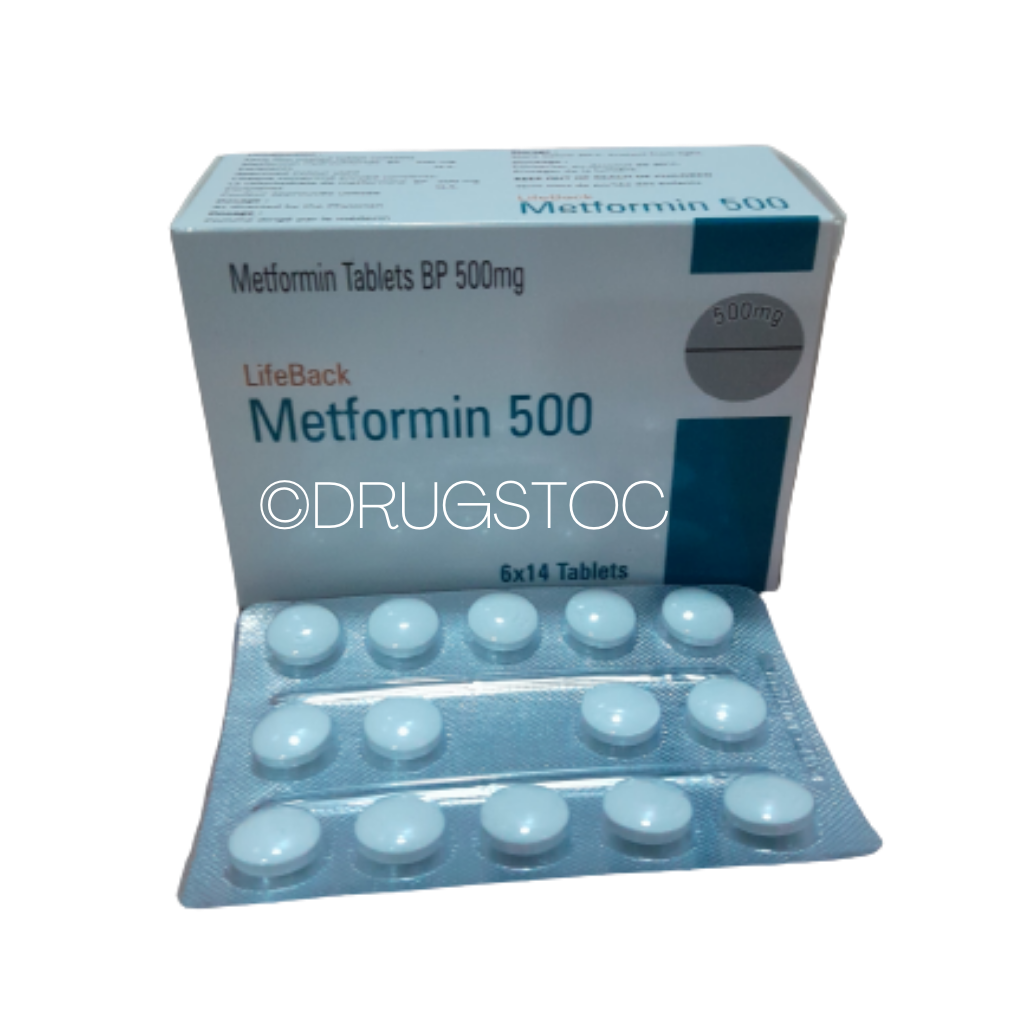 Lifeback Metformin 500mg Tablets x 84''