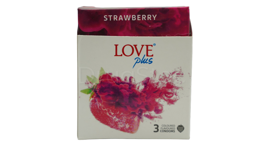 Love Plus Condom(Strawberry) x 3