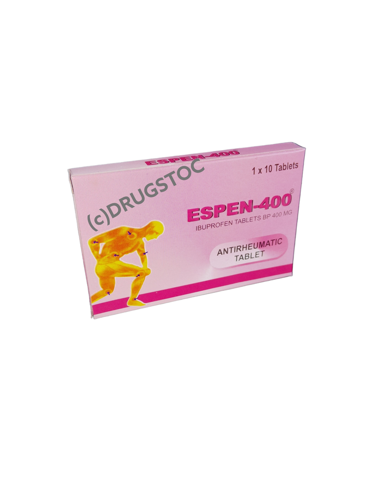 Espen Ibuprofen 400mg Caplets x 10''