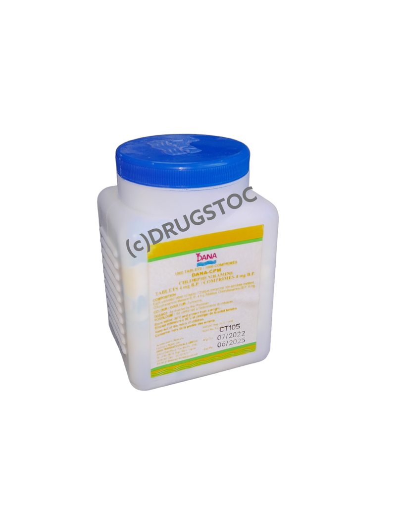 Dana CPM  4mg Tablets x 1000''