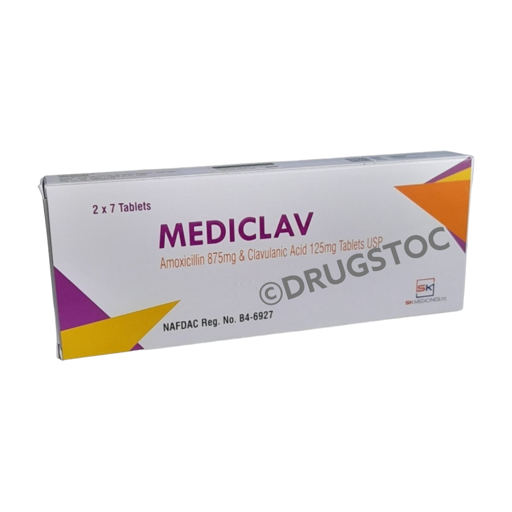 Mediclav 1g Tablets x 14''