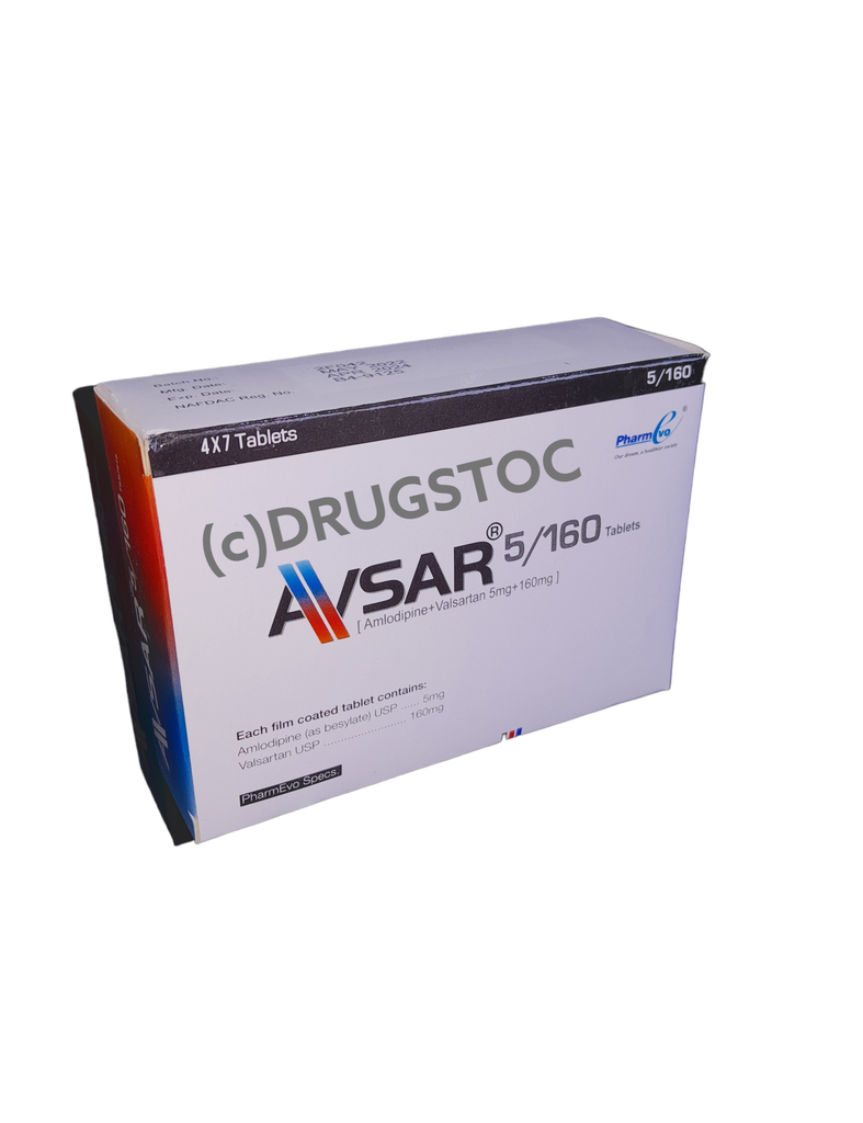 Avsar® 5/160 Tablets x 28''