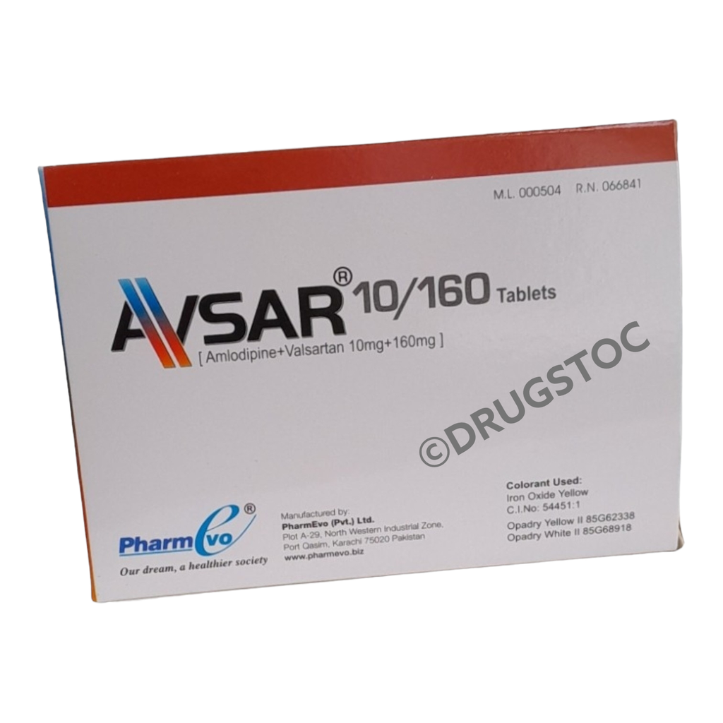 Avsar® 10/160 Tablets x 28''