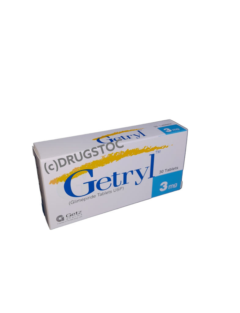 Getryl 3mg Tablets x 30''
