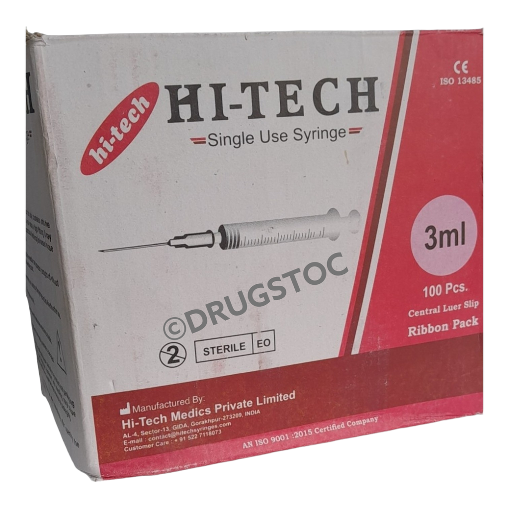 3ml Syringe (Hi-Tech)x100