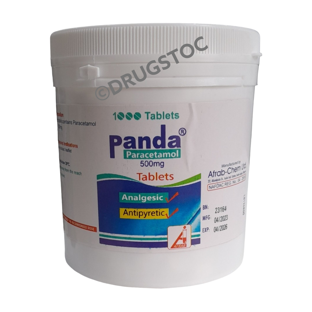 Panda® 500mg Tablets x 1000'' (Jar)