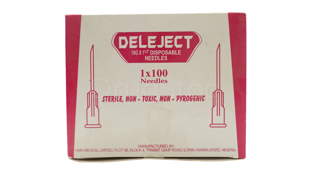 18G Disposable Needles x 100'' DELEJECT