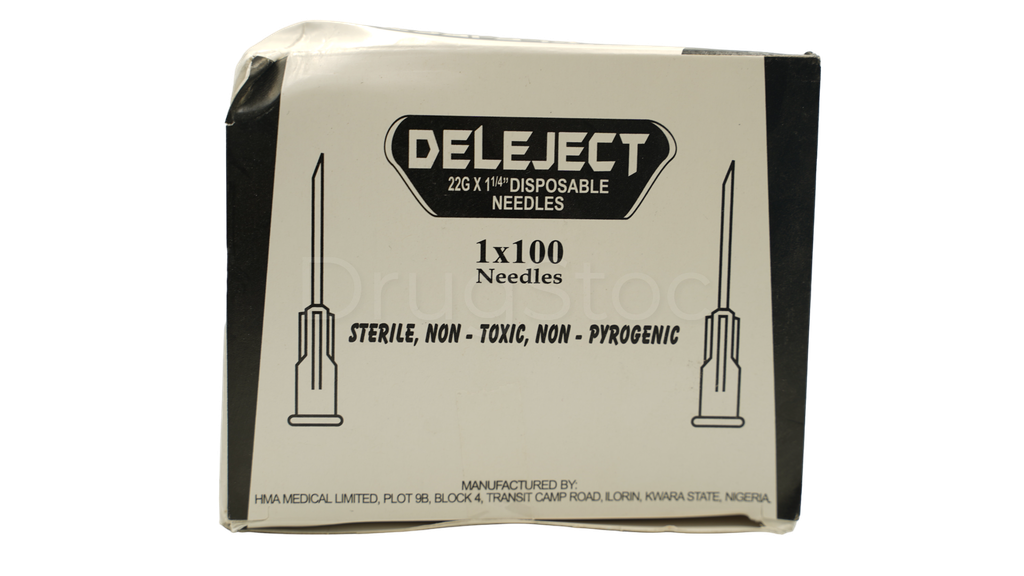 22G Disposable Needles x 100'' DELEJECT