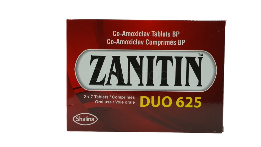 Zanitin™ Duo 625 Tablets x 14''
