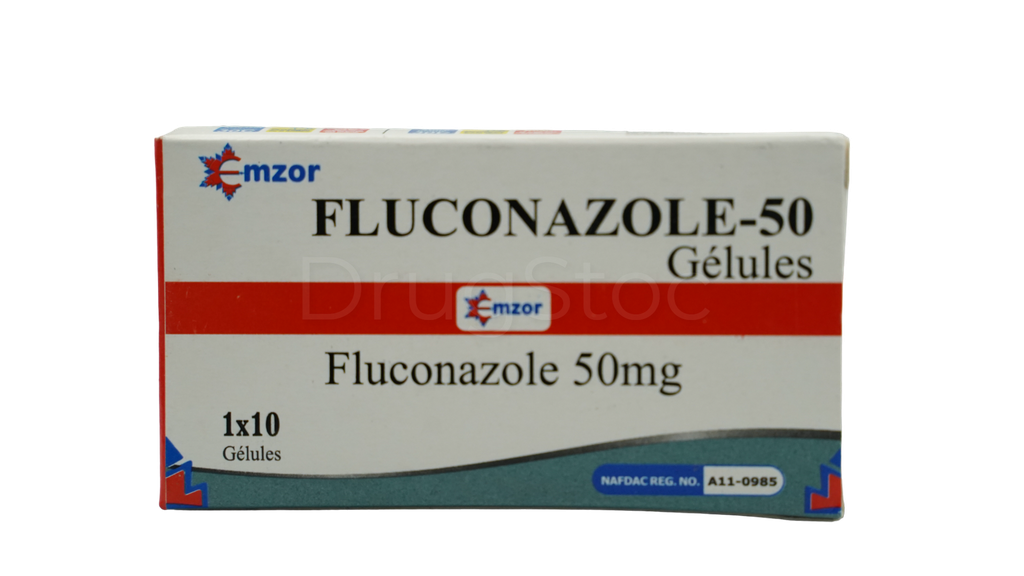 Fluconazole 50mg Capsules x 10'' EMZOR