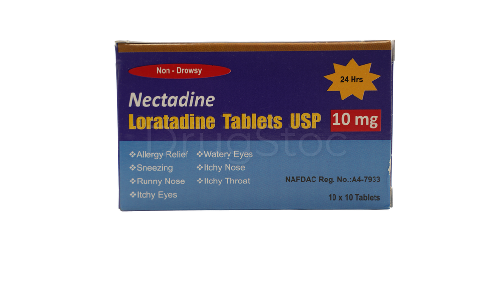 Nectadine Loratadine Tablets 10mg x 100