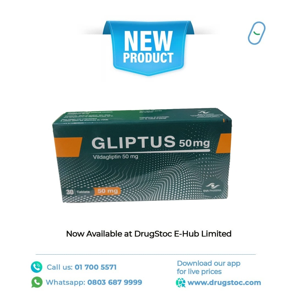 Gliptus 50mg  Tablets x 30''