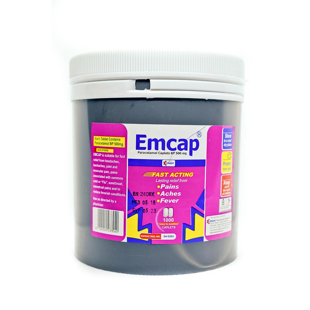 Emcap® 500mg Caplets x 1000''