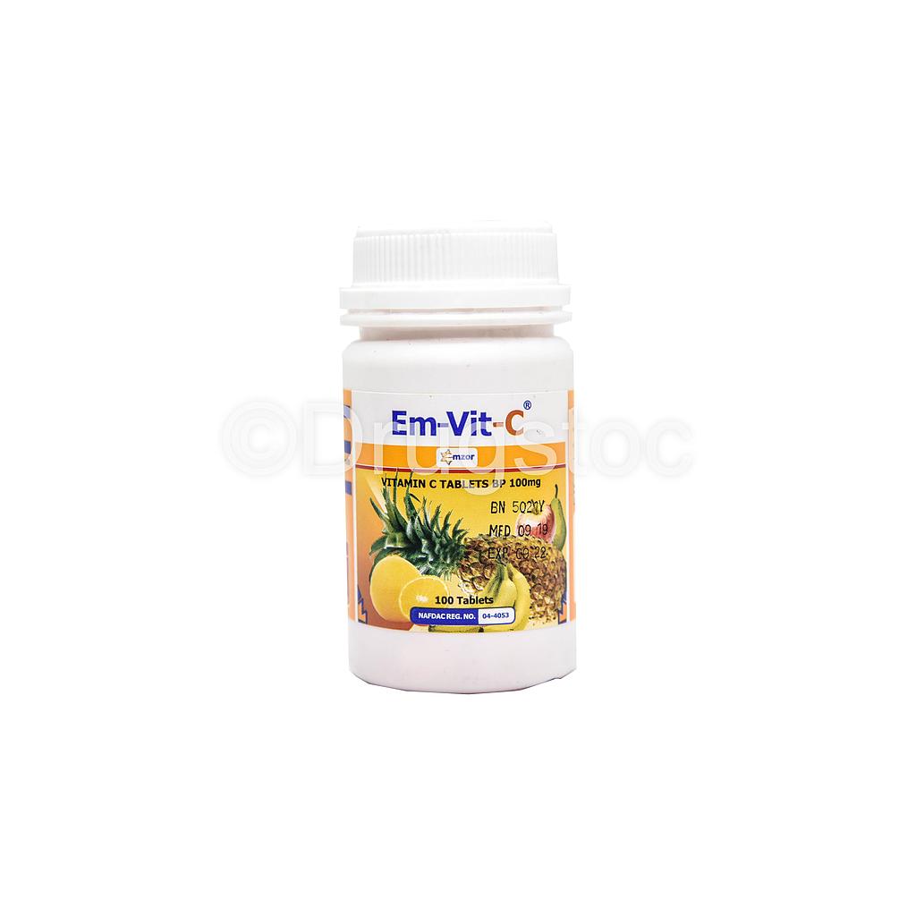 Em-Vit-C Tab x100 Chewable