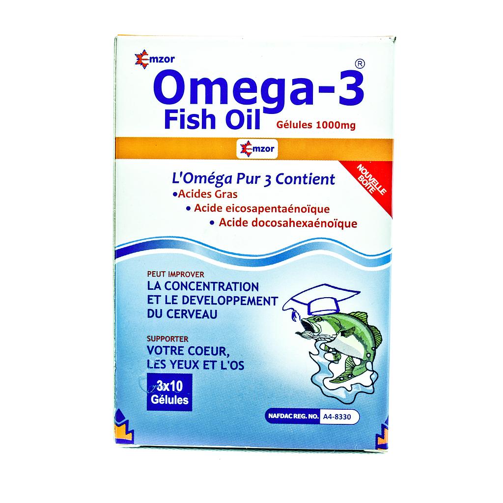 Emzor Omega3 Fish Oil Capsule 1000mg