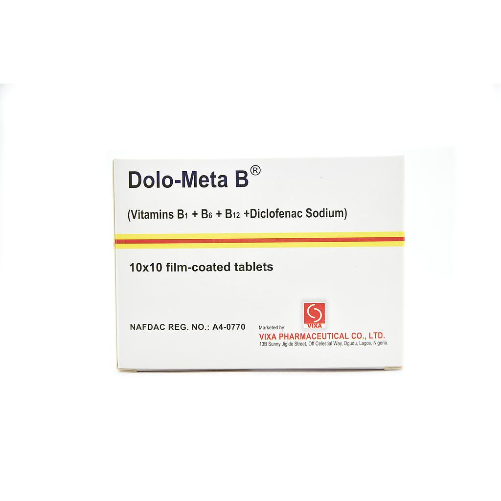 Dolo-Meta B Tablets x 100''