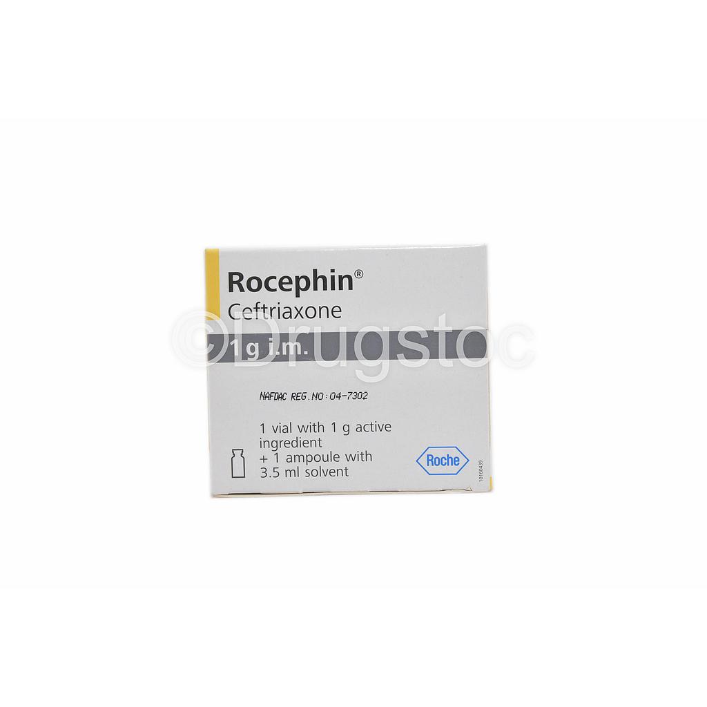 Rocephin Injection (I.M) x 1 Vial