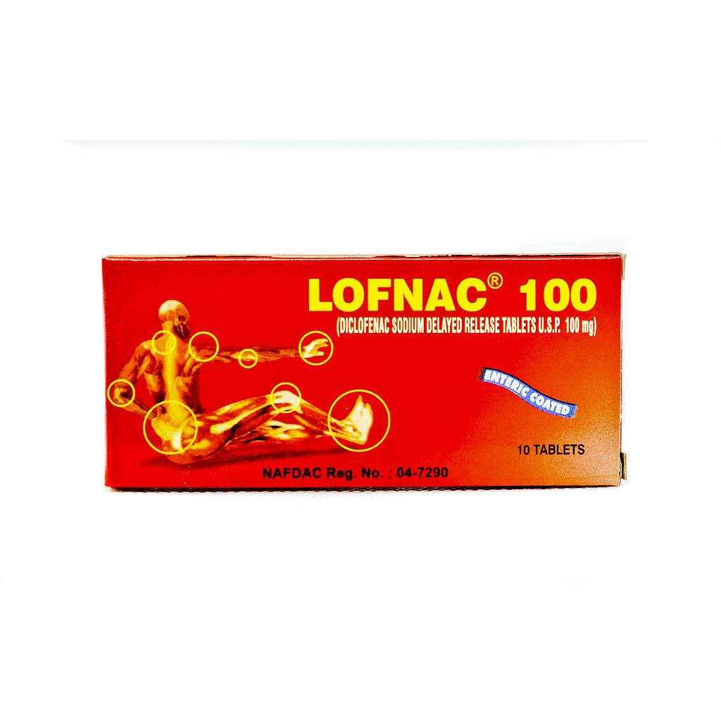 Lofnac 100mg Tablets x 10''