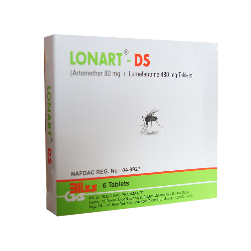 Lonart-DS Tablets x 6''