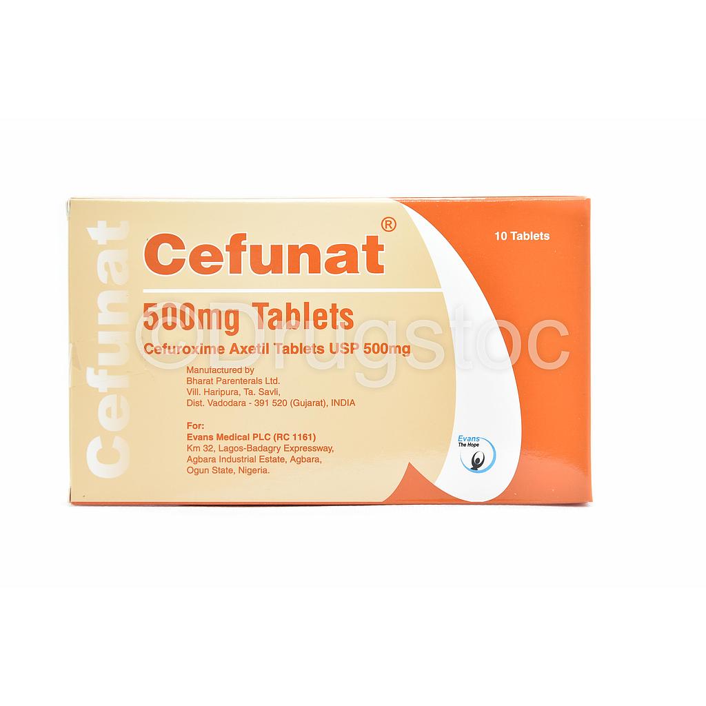 Cefunat 500mg Tablets x 10''