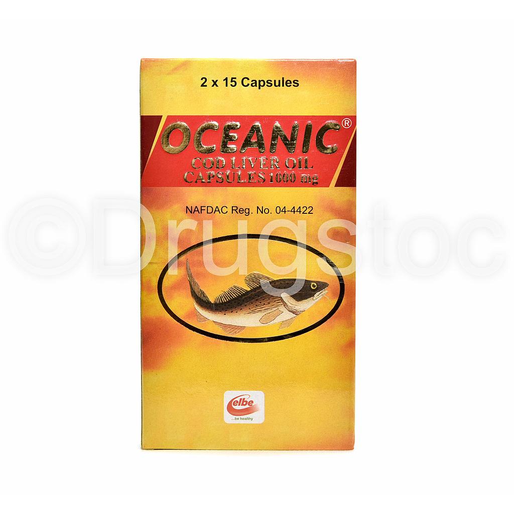 Oceanic Cod Liver Oil 1000mg