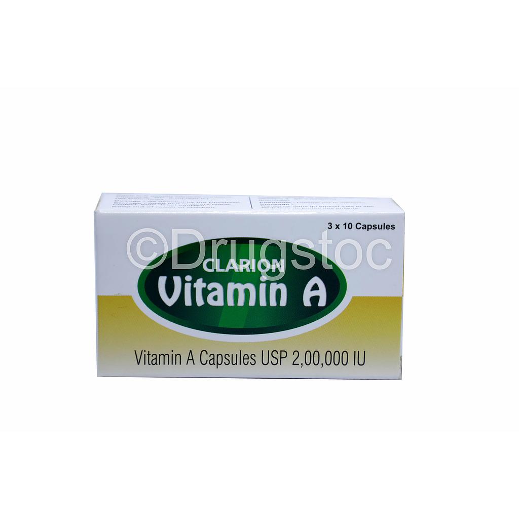 Clarion Vitamin A 200,000iu Caps X 30