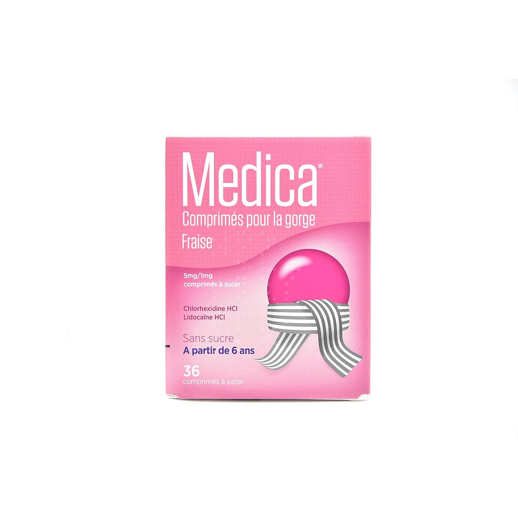 Medica (Strawberry Flavour) Lozenges x 36''