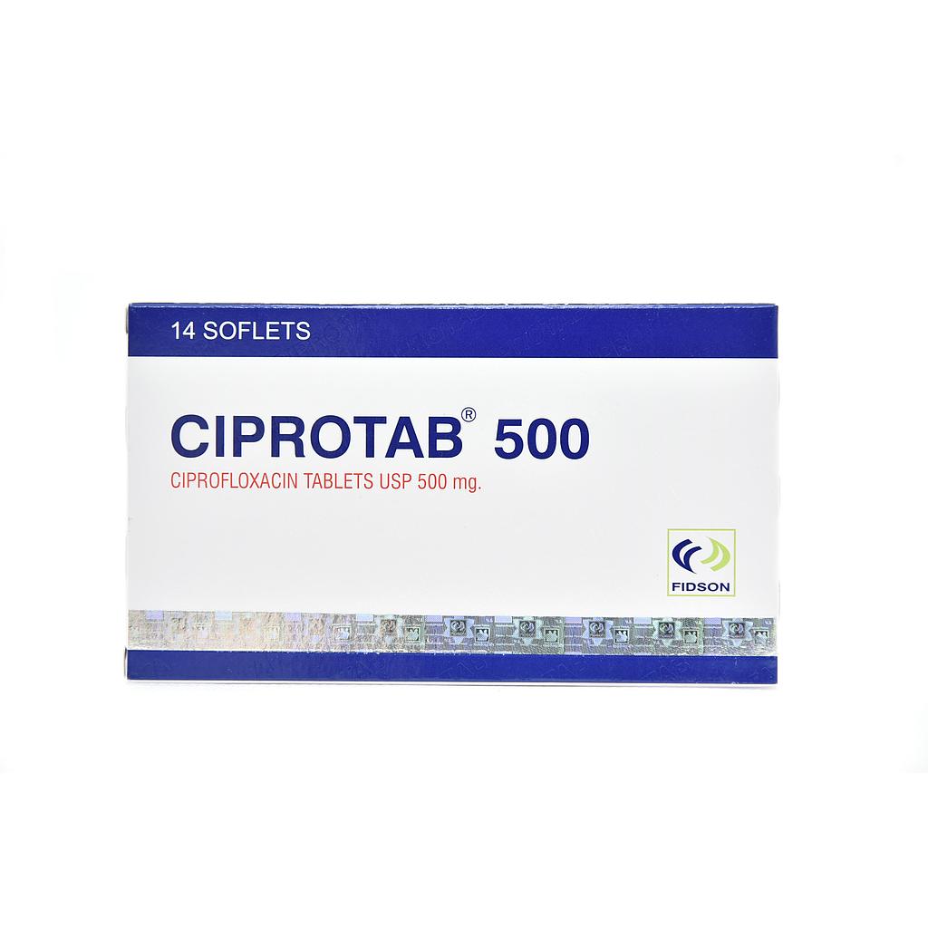 Ciprotab 500mg Capsules x 14"
