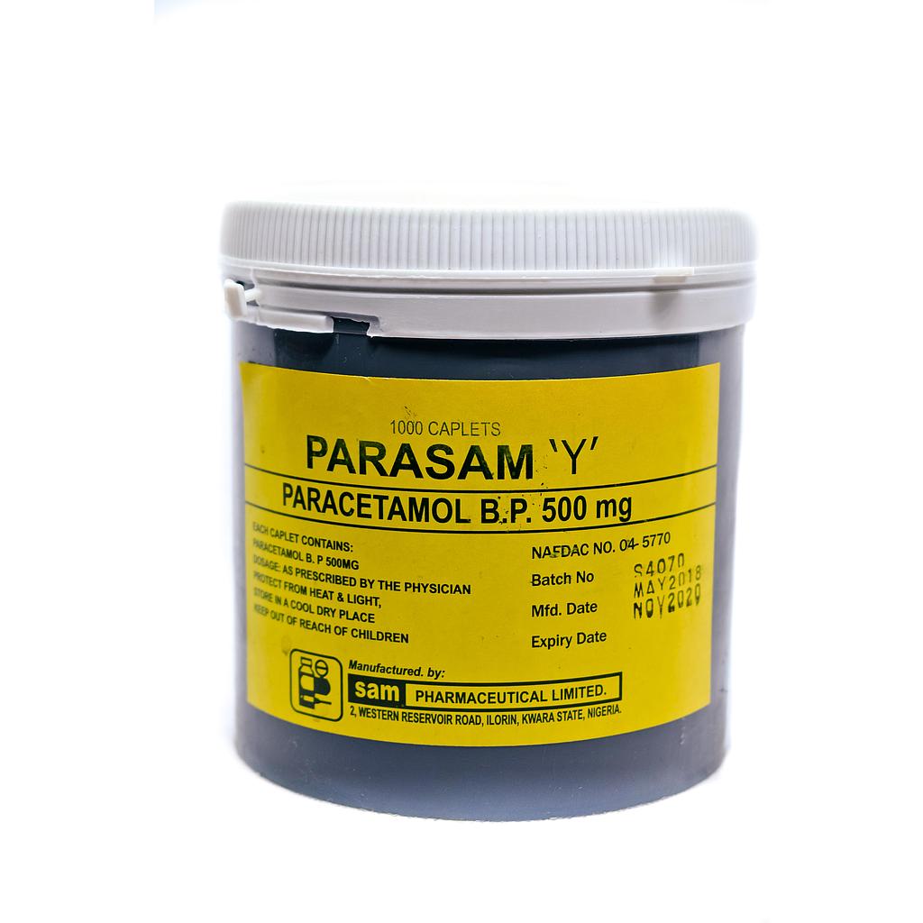 Parasam 500mg Caplets x 1000'' (Y)