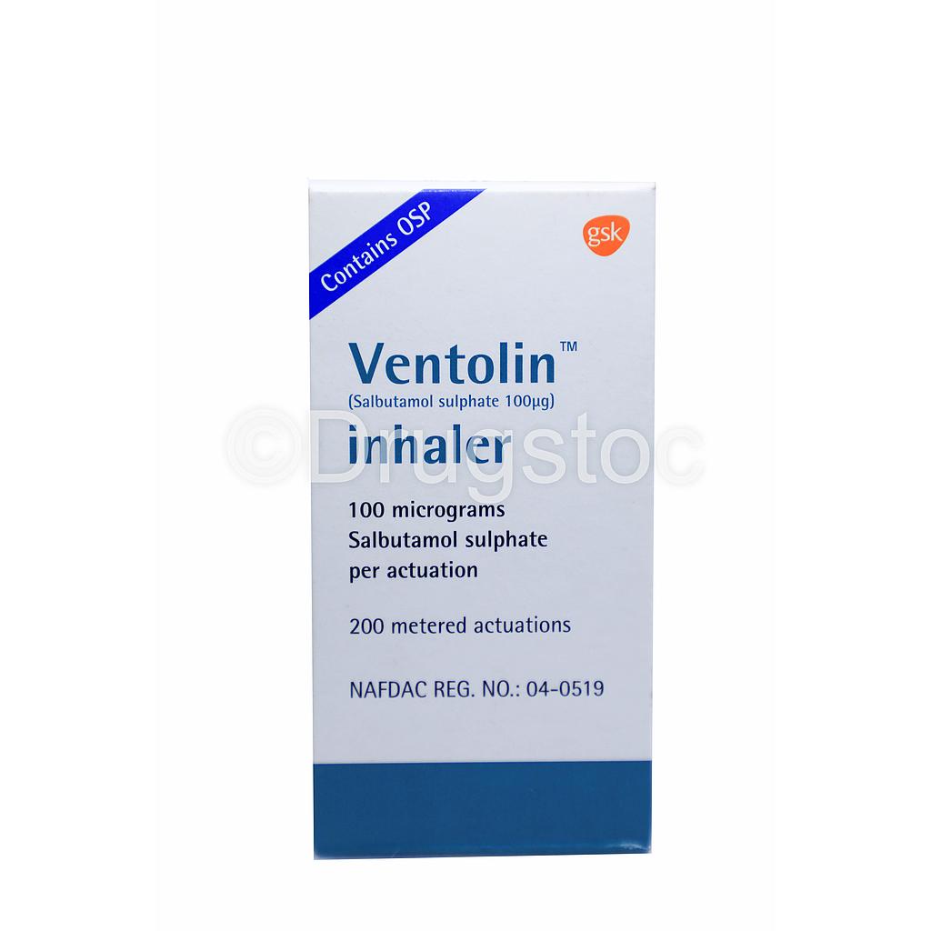 Ventolin Inhaler (200 Doses) x 1 Canister