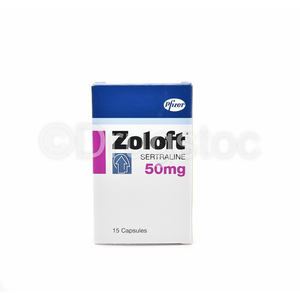 Zoloft 50mg Capsules x 15''