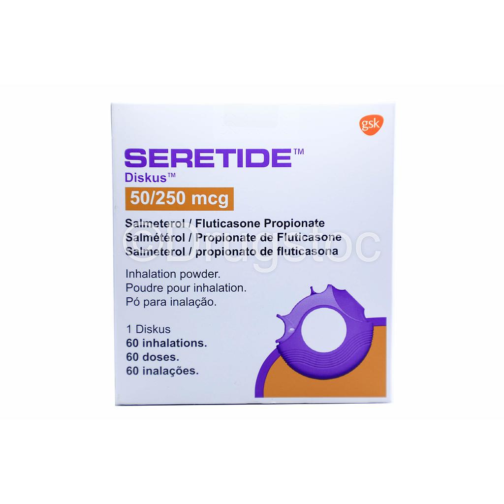 Seretide Diskus™ 50/250mcg (60 Doses) x 1''