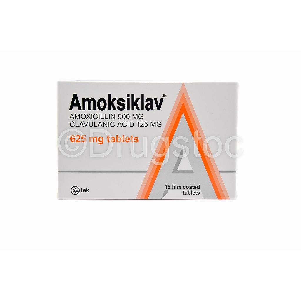 Amoksiklav 625mg Tablets x 15''