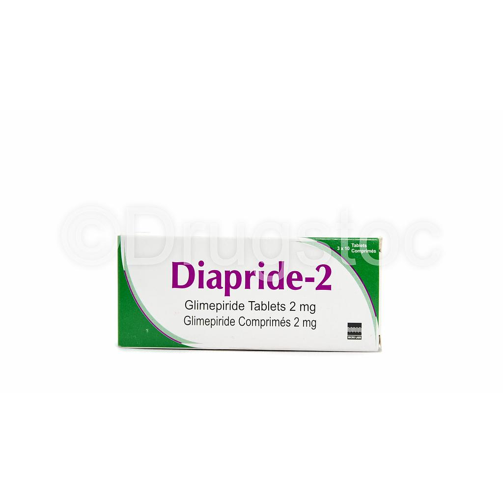 Diapride-2mg Tablets x 30''