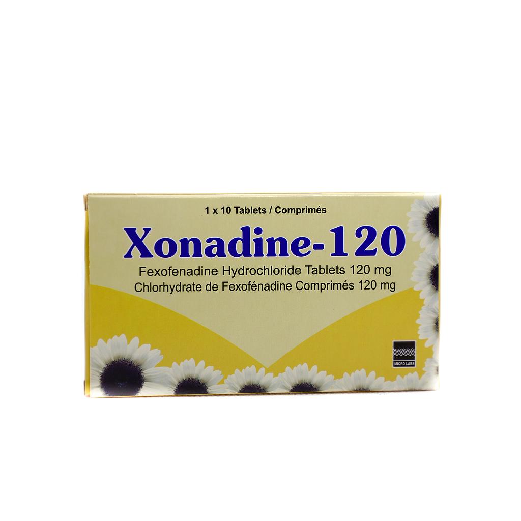 Xonadine 120mg Tablets x 10''